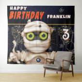 Tenture Fond de fête d'anniversaire pour enfants sur le th (En situation (horizontale))