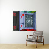 Tenture Fond de fête d'anniversaire pour jeux vidéo rétro  (En situation (horizontale))