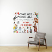 Tenture Fond de fête d'anniversaire pour le Festival de la (En situation (horizontale))