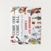 Tenture Fond de fête d'anniversaire pour le Festival de la (Devant)