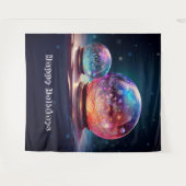 Tenture Fond de fête de Crystal Snowballs (Devant (Horizontal))