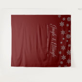 Tenture Fond de fête de Noël Jingle et Mingle (Devant (Horizontal))