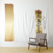 Tenture Fond de fête de photomaton pour Bat Mitzvah or bla (En situation (horizontale))