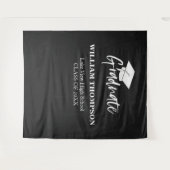 Tenture Fond de fête de promo Lycée Craie Noir (Devant (Horizontal))