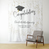 Tenture Fond de fête de remise de diplôme avec éclaboussur (En situation)