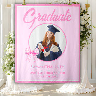 Tenture Fond de fête de remise de diplômes avec noeud en v