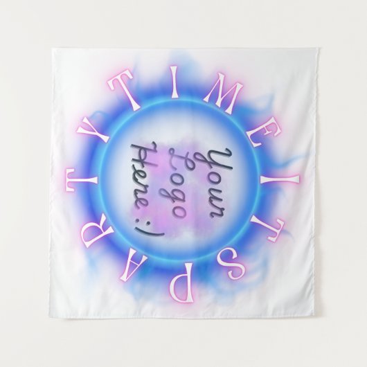 Tenture Fond de fête de Streamer (Devant (Horizontal))