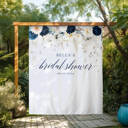 Tenture Fond de Fête des mariées florale