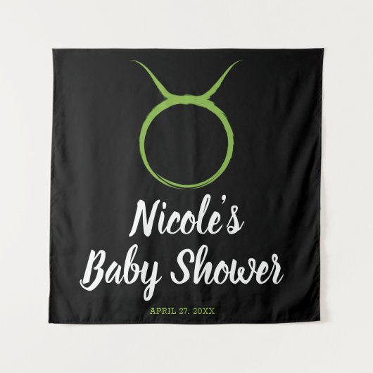 Tenture Fond de fête du zodiaque de l'astrologie du printe (Devant)