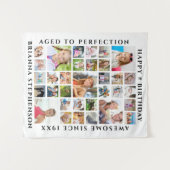 Tenture Fond de fête pour un collage photo d'anniversaire  (Devant (Horizontal))