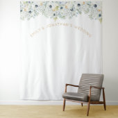 Tenture Fond de fleurs et de verdure pour mariage et séanc (En situation)