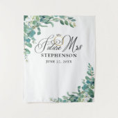 Tenture Fond de FUTURE MRS Eucalyptus pour enterrement de  (Devant)