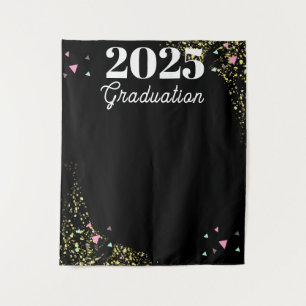 Tenture Fond de graduation avec confettis scintillants