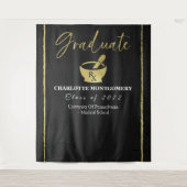 Tenture Fond de graduation de l'école de pharmacie des dip (Devant)