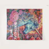 Tenture Fond de la licorne magique (Devant (Horizontal))