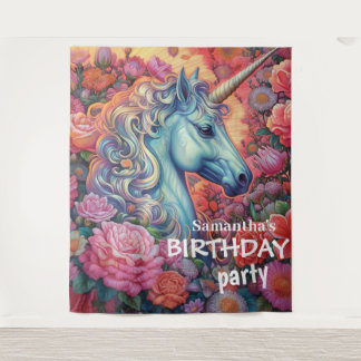 Tenture Fond de la licorne magique