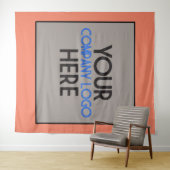 Tenture Fond de logo de salon professionnel de l'entrepris (En situation (horizontale))