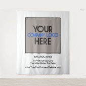 Tenture Fond de logo de salon professionnel pour entrepris (Devant)