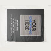 Tenture Fond de logo de salon professionnel pour entrepris (Devant (Horizontal))