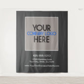 Tenture Fond de logo de salon professionnel pour entrepris (Devant)