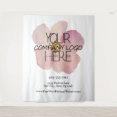 Tenture Fond de logo de salon professionnel pour entrepris (Devant)