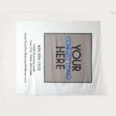 Tenture Fond de logo de salon professionnel pour l'entrepr (Devant (Horizontal))