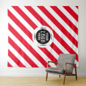 Tenture Fond de logo personnalisé Simple et moderne (En situation (horizontale))