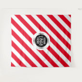 Tenture Fond de logo personnalisé Simple et moderne (Devant (Horizontal))