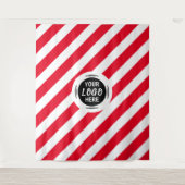 Tenture Fond de logo personnalisé Simple et moderne (Devant)