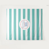 Tenture Fond de logo personnalisé Simple et moderne (Devant (Horizontal))