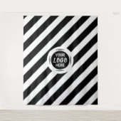 Tenture Fond de logo personnalisé Simple et moderne (Devant)