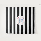 Tenture Fond de logo personnalisé Simple et moderne (Devant (Horizontal))