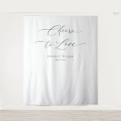 Tenture Fond de mariage « À l'amour » (Devant)