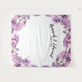 Tenture Fond de mariage, accessoire photo, botanique perso (Devant (Horizontal))