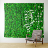 Tenture Fond de mariage avec guirlandes féériques pour un (En situation (horizontale))