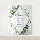 Tenture Fond de mariage, cadre photo, accessoire de photob (Devant)