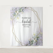 Tenture Fond de mariage champêtre avec décor de mariage (Devant)