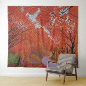 Tenture Fond de mariage d'automne érable Daejeon Corée (En situation (horizontale))