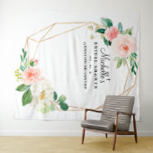 Tenture Fond de mariage floral, Accessoire de photomaton (En situation (horizontale))