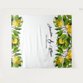 Tenture Fond de mariage Fruit Citron (Devant (Horizontal))