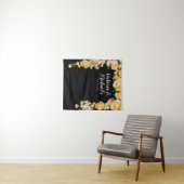 Tenture Fond de mariage gras et lumineux Floral (En situation (horizontale))