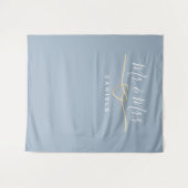 Tenture Fond de mariage M. et Mme (Devant (Horizontal))