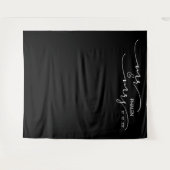 Tenture Fond de mariage M. et Mme Black (Devant (Horizontal))