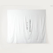 Tenture Fond de mariage minimaliste élégant (Devant (Horizontal))