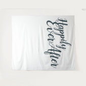 Tenture Fond de mariage moderne pour un mariage heureux (Devant (Horizontal))