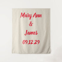 Fond de mariage personnalisé à pois