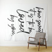 Tenture Fond de mariage personnalisé 'How Sweet It Is' (En situation (horizontale))