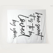 Tenture Fond de mariage personnalisé 'How Sweet It Is' (Devant (Horizontal))