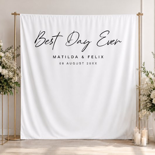 Tenture Fond de mariage | Photobooth à répétition