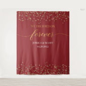 Tenture Fond de mariage pour toujours (Devant)